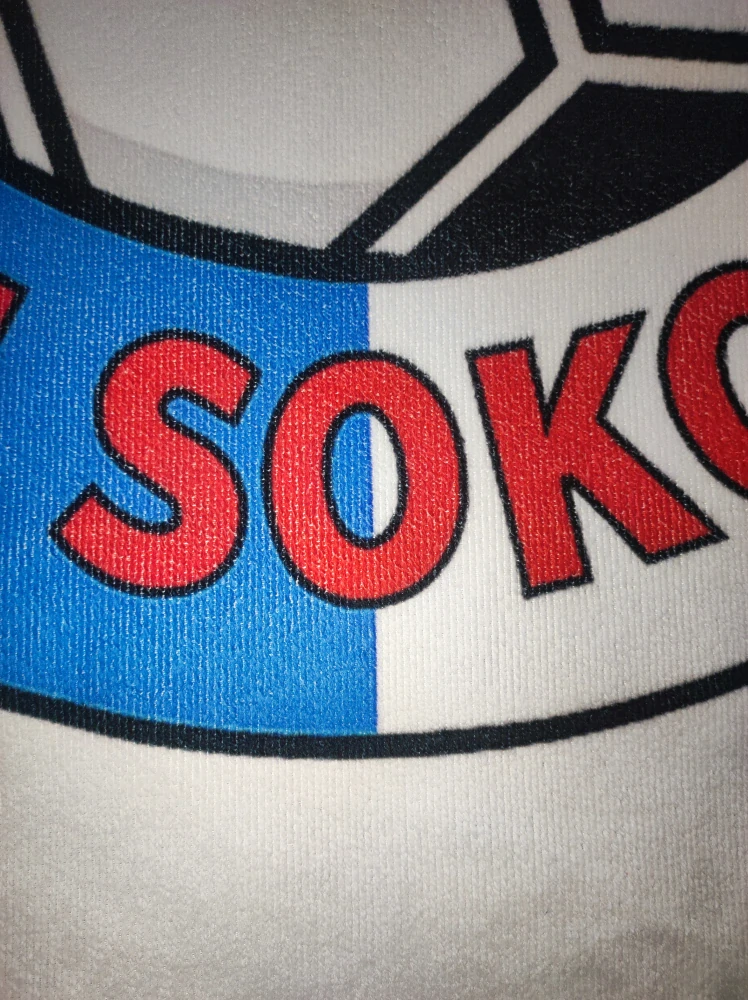 Rychleschnoucí ručník TJ Sokol Štěpánkovice 80×160 cm – bílý s logem